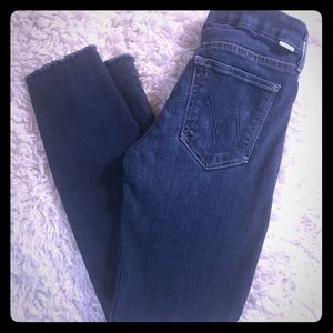 Mother looker ankle fray jeans 26